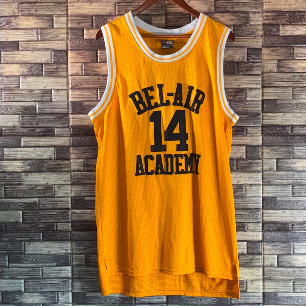 EUC Fresh Prince of Bel-Air Academy Will Smith Basketball Molpe Jersey Large